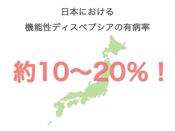 日本における機能性ディスペプシアの現状